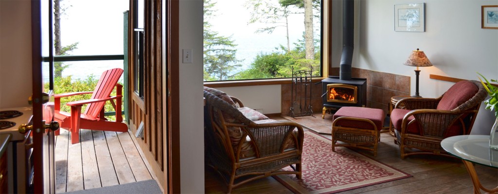 blue jay and otter cabin interior at point no point resort