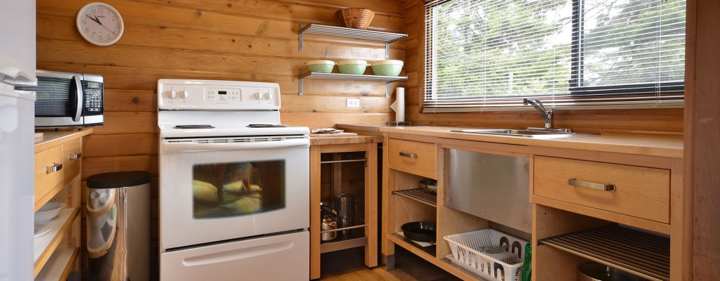 point no point resort cabin 1 kitchen