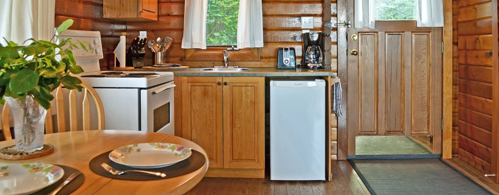 point no point resort cabins 13 & 15 kitchen