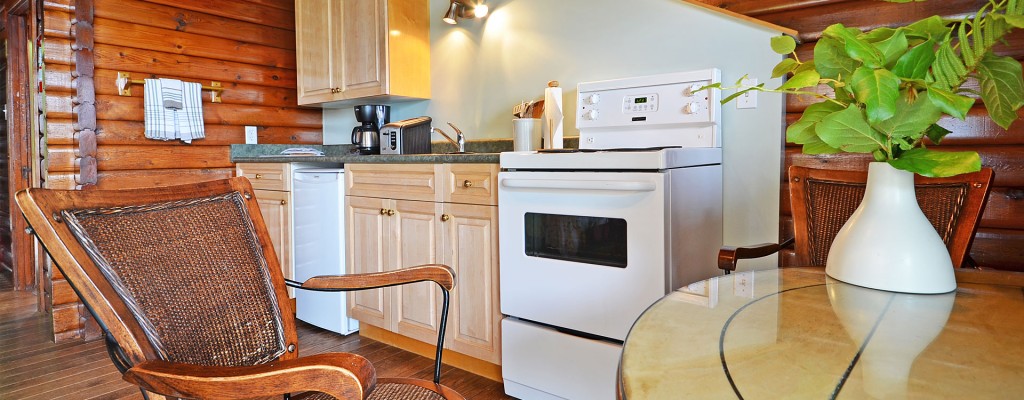 point no point resort cabins 3 & 4 kitchen