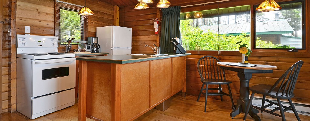 point no point resort cabins C & D kitchen