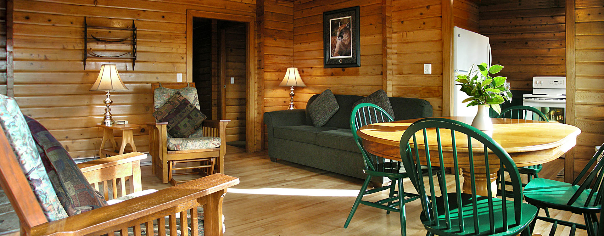 cabin 1 interior at point no point resort